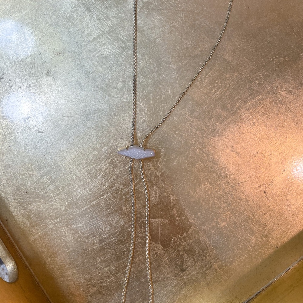 Kendra Scott Iridescent Drusy Cheska Necklace